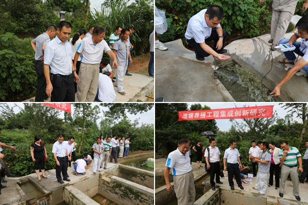 “底排污”漁業(yè)環(huán)保工程示范現場